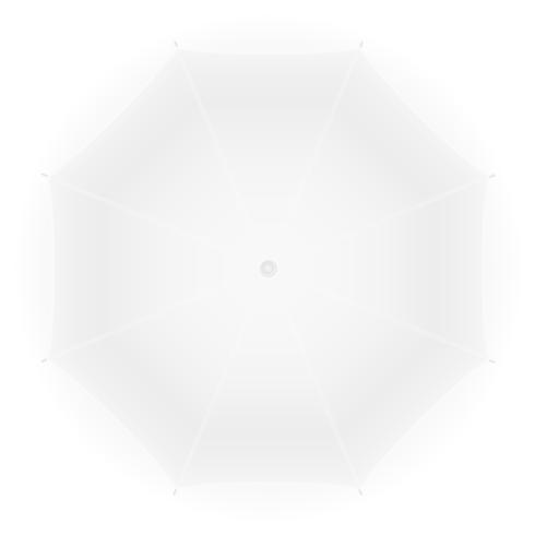 white umbrella vector illustration