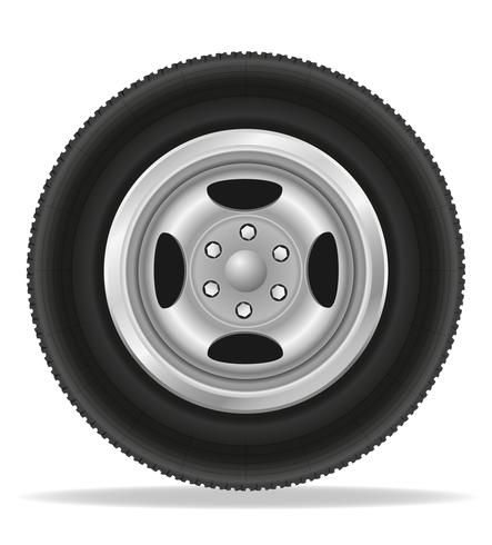 wheel for car vector illustration