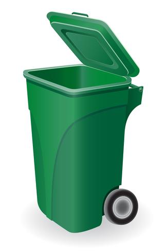 trash can vector illustration