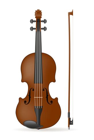 Ilustración de vector stock violín