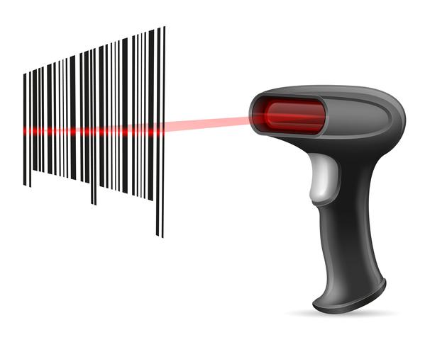 barcode scanner stock vector illustration