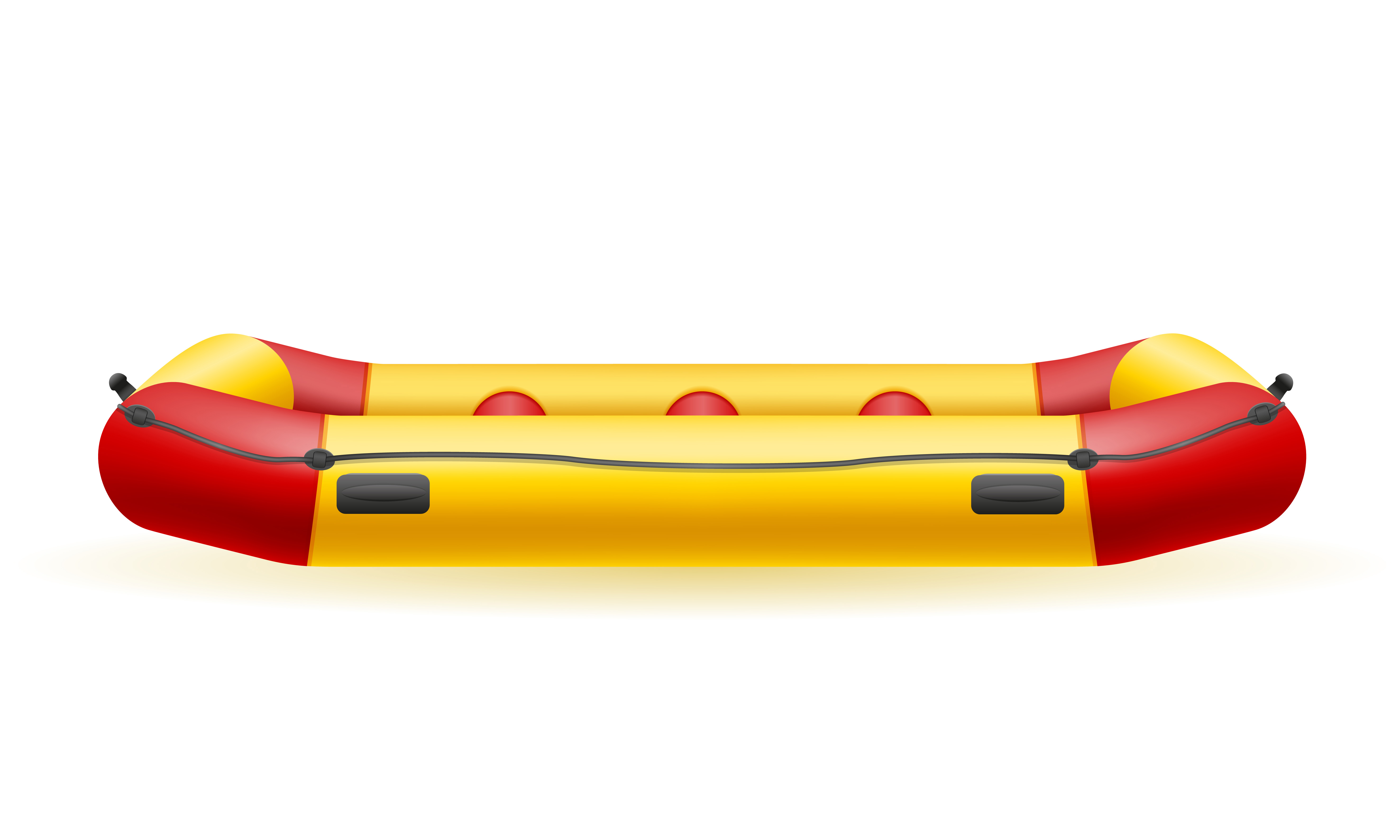 inflatable rafting boat vector illustration 493080 Vector Art at Vecteezy