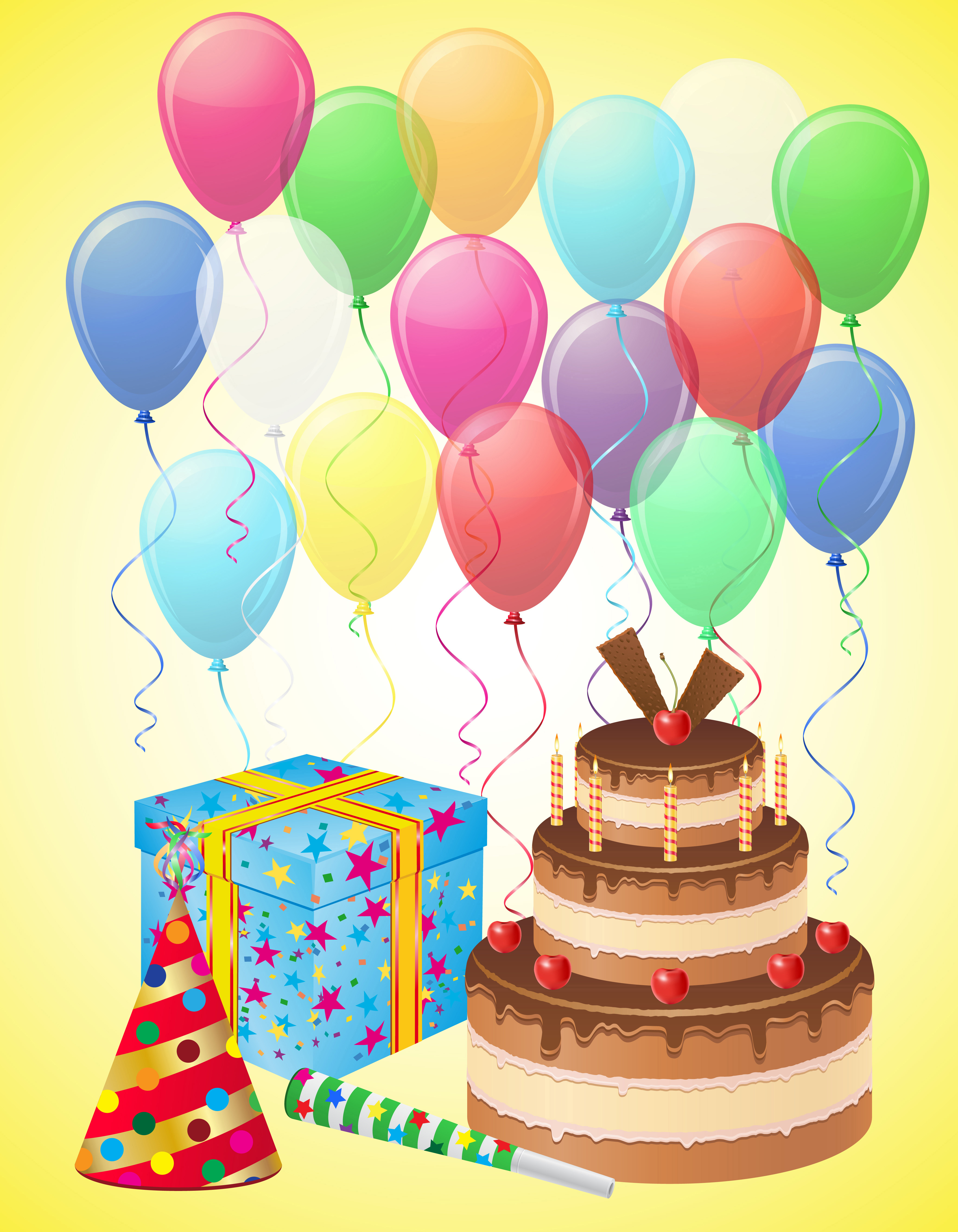 set icons for birthday vector illustration 493203 Vector Art at Vecteezy