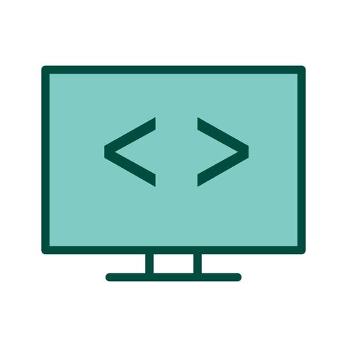 Code optimization Icon Design vector
