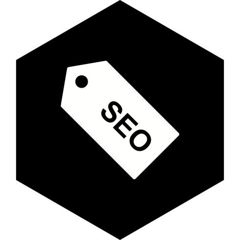 SEO Tag Icon Design vector