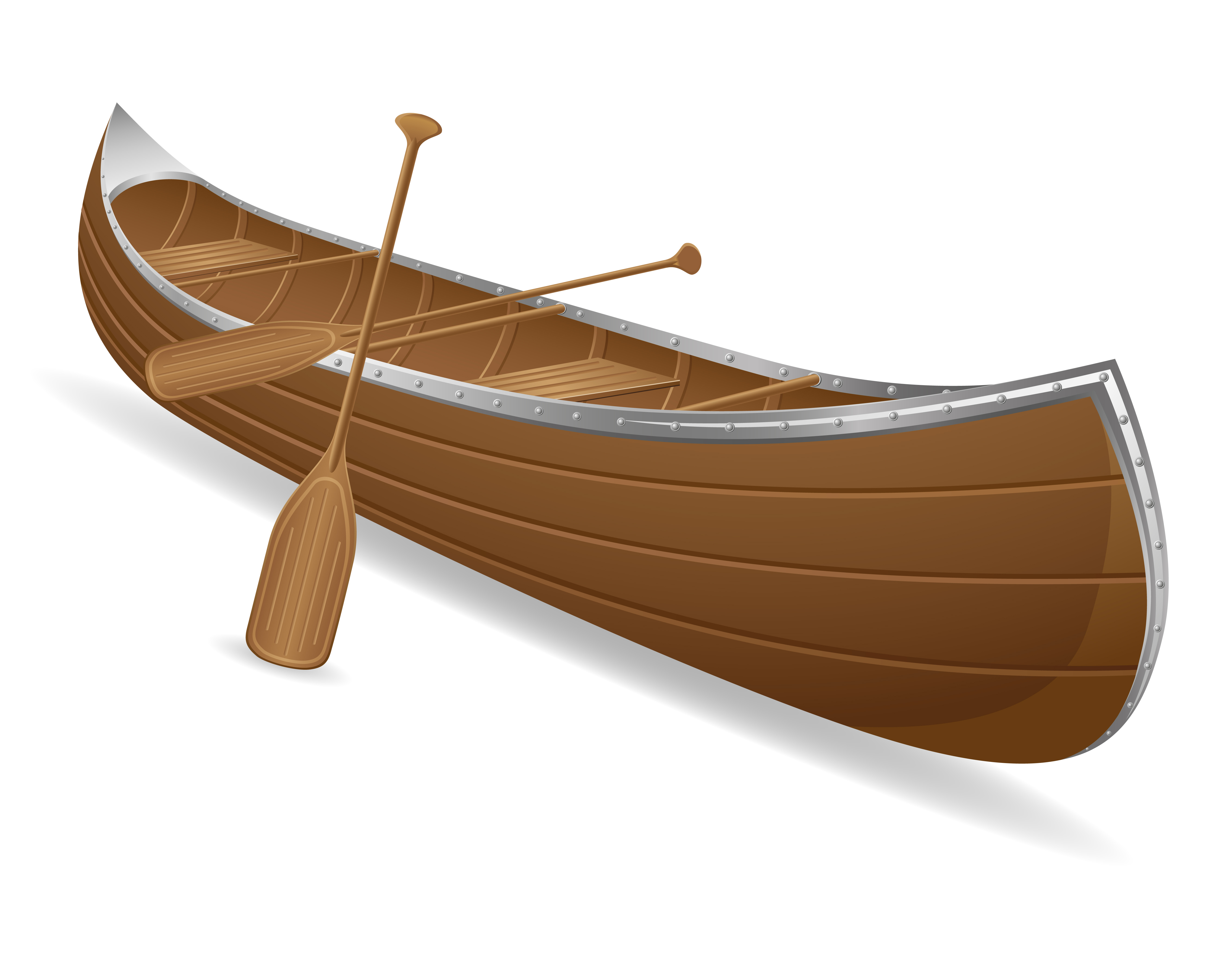 Canoe Vector Illustration 