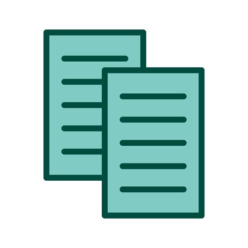 Files Icon Design vector