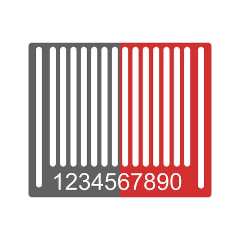 Barcode Icon Design vector