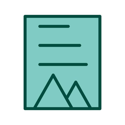 Document Icon Design vector