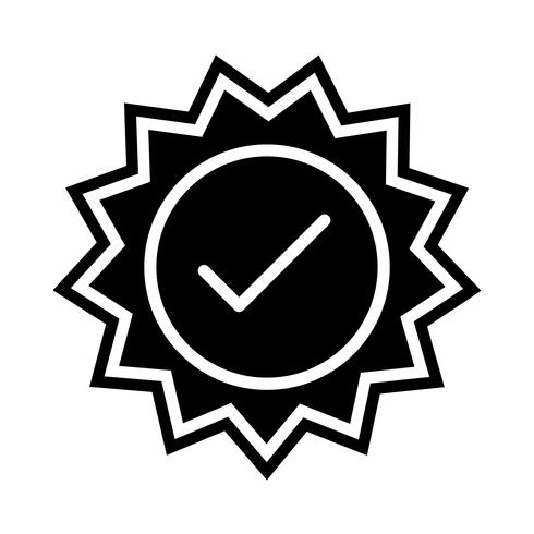 Valid Stamp Icon Design vector