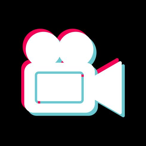 Cámara de video icono de diseño vector