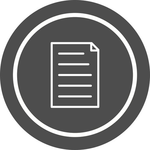 Document Icon Design vector