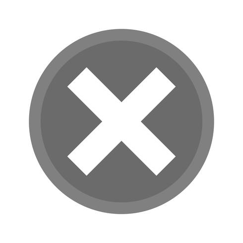 Cancel Icon Design vector