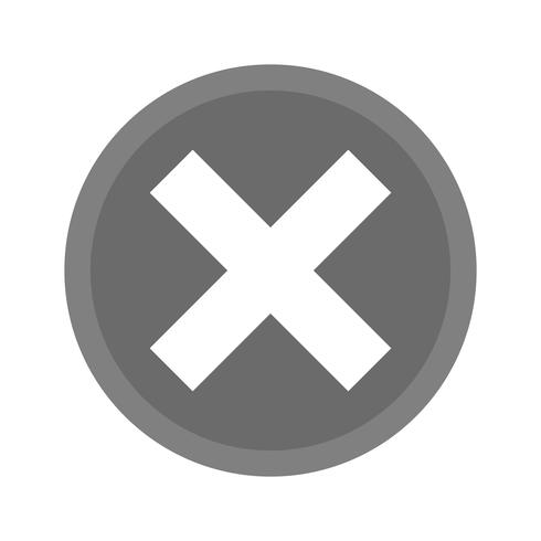 Cancel Icon Design vector