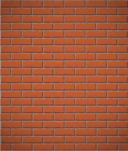 wall of red brick seamless background vector