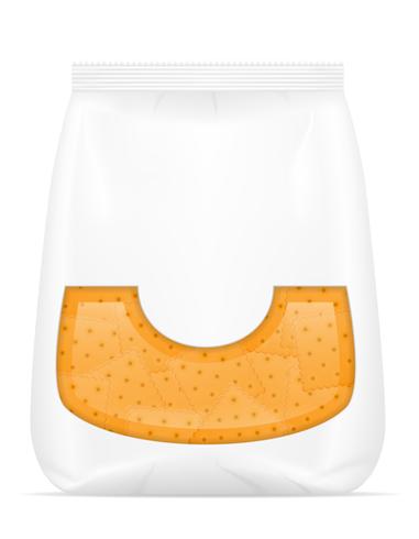 biscuit in packaging vector illustration