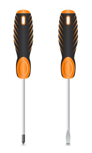 tool screwdriver vector illustration