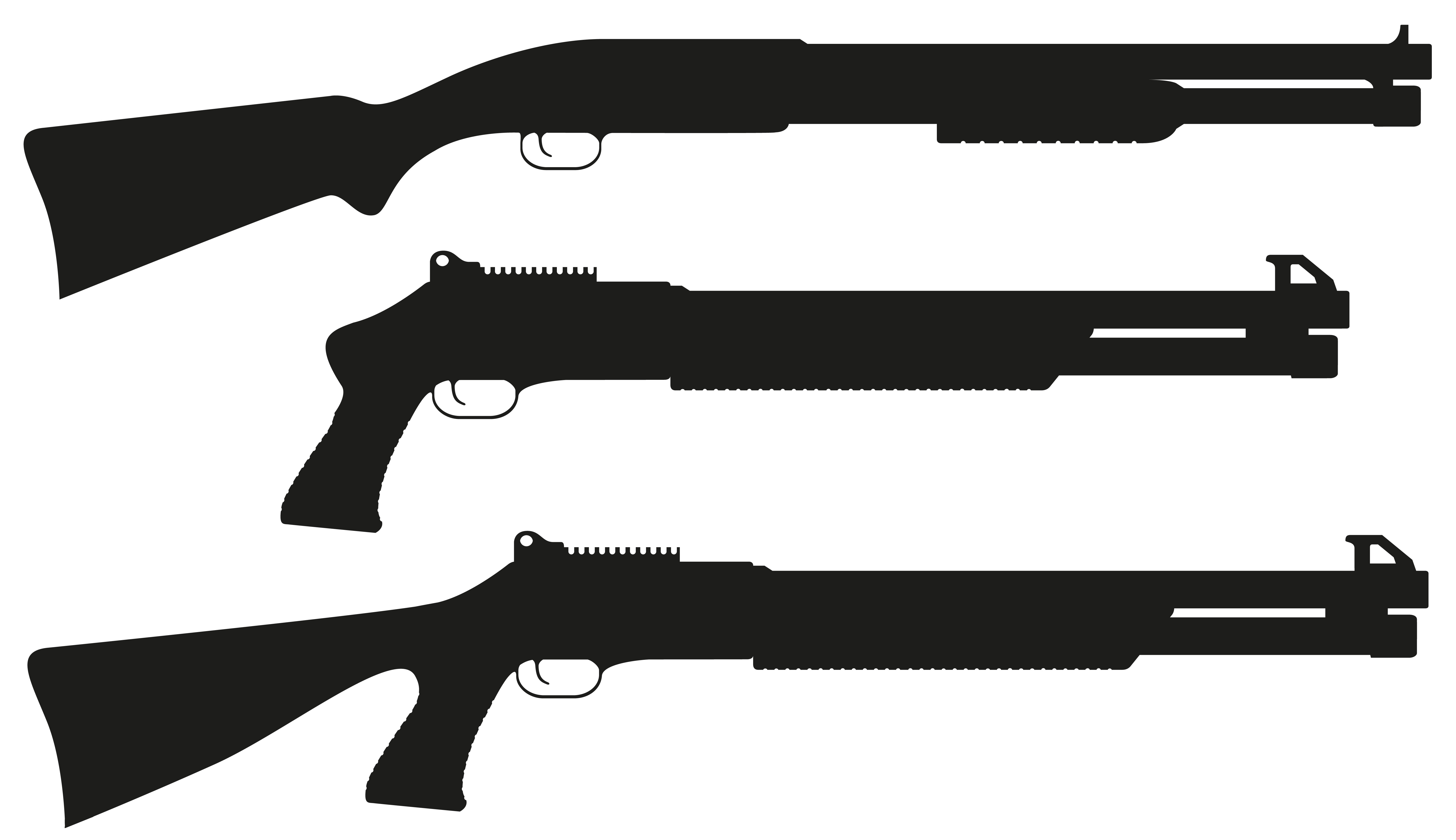 Shotgun Silhouette Svg