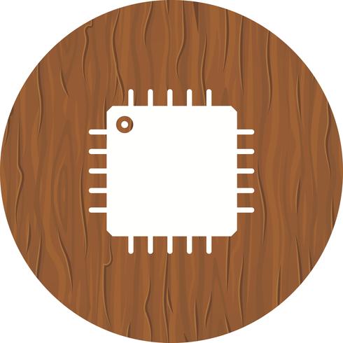 Processor Icon Design vector