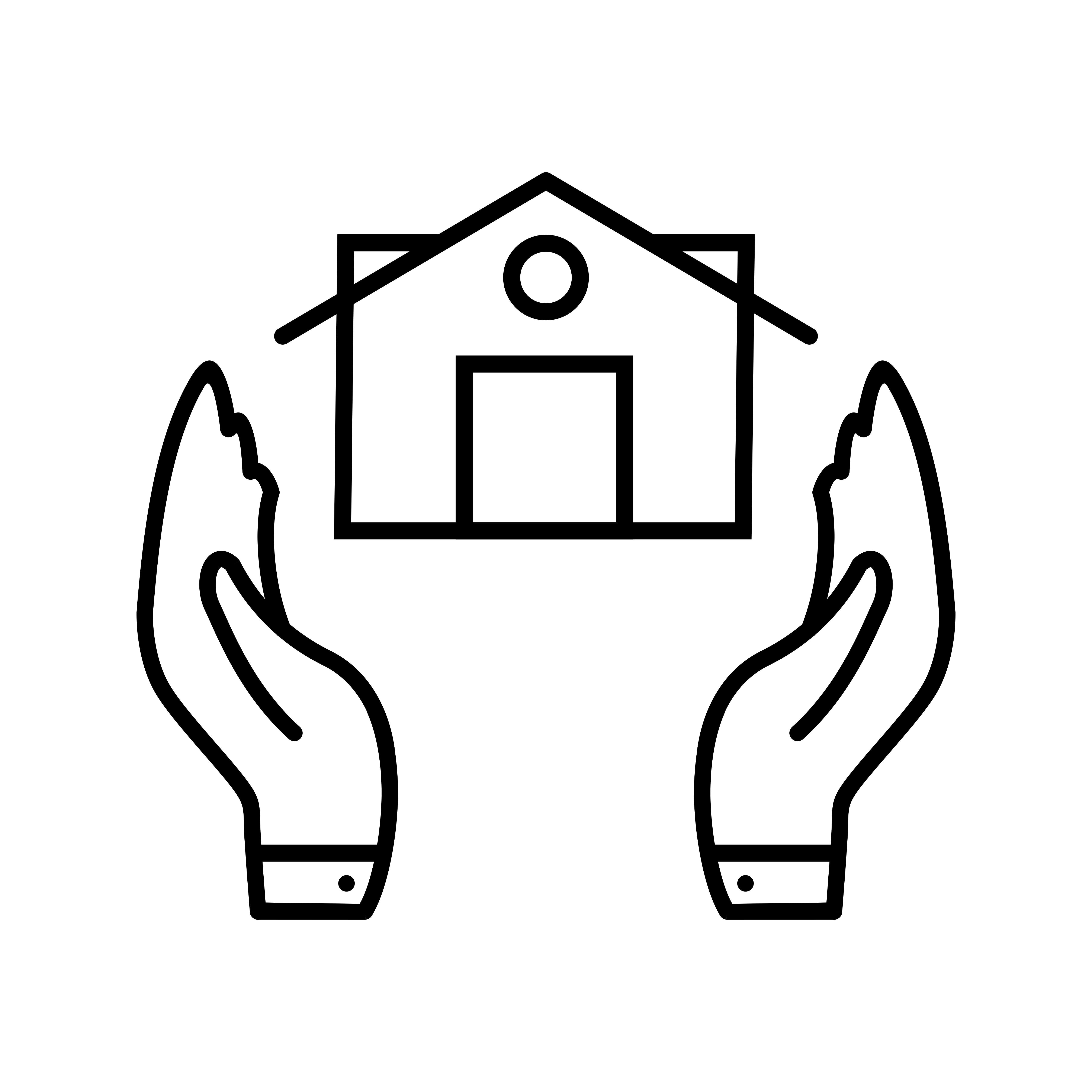 Insurance Line Black Icon 495285 Vector Art at Vecteezy
