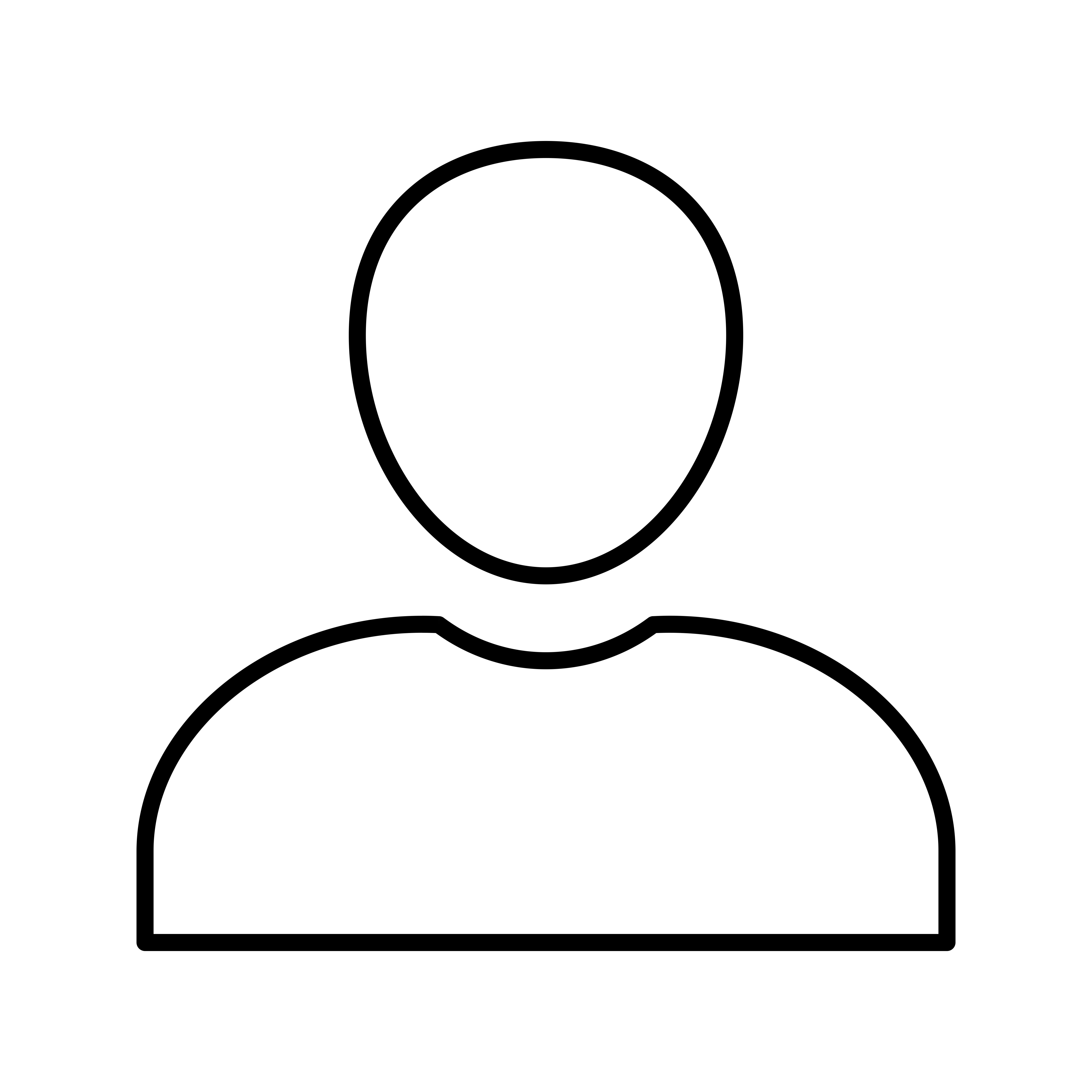 Profile Line Black Icon 495460 Vector Art at Vecteezy