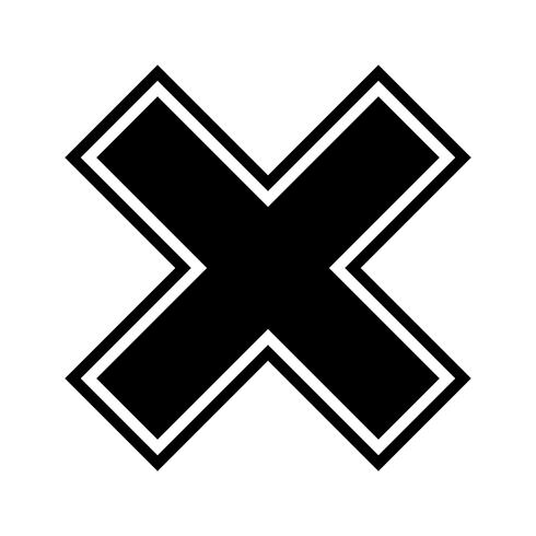 Cancel Icon Design vector