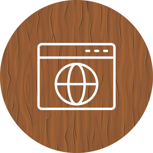 Browser Icon Design vector