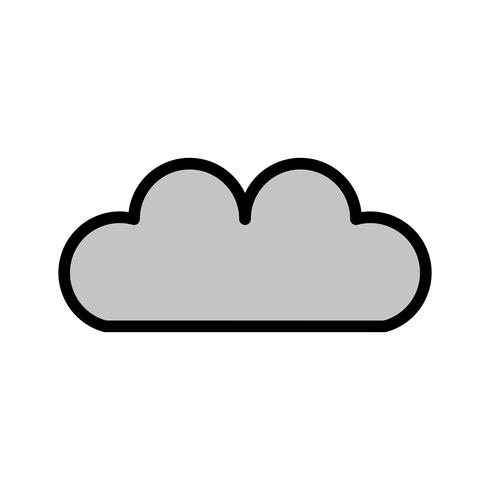 Diseño de iconos en la nube vector