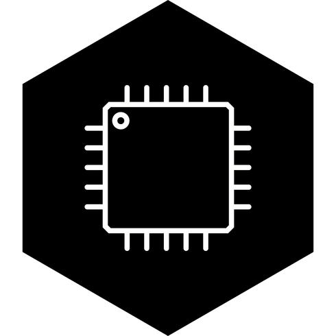 Processor Icon Design vector