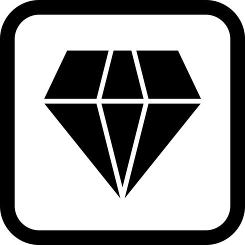 Diseño de icono de diamante vector