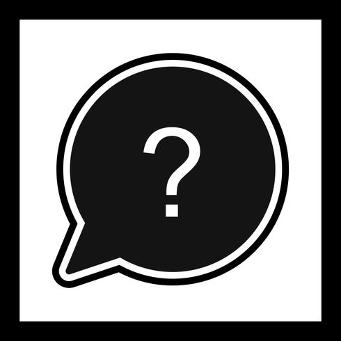 Question Icon Design vector