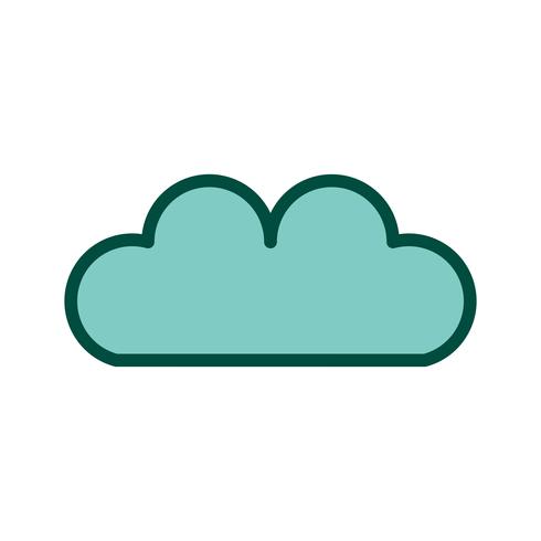 Diseño de iconos en la nube vector