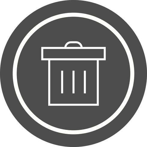 Trash Icon Design vector