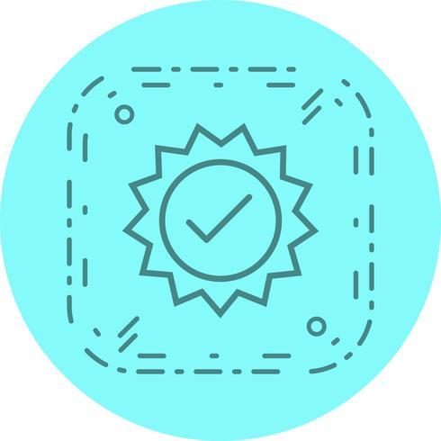 Valid Stamp Icon Design vector