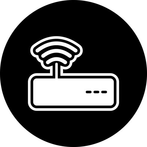 Diseño de icono de wifi vector