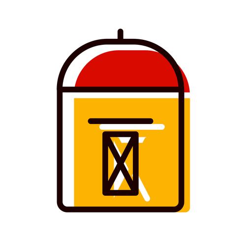 Postbox Icon Design vector