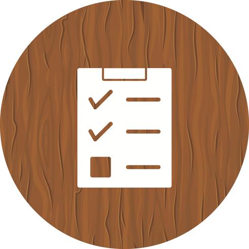 Checklist Icon Design vector