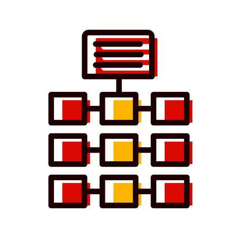 Network Icon Design vector