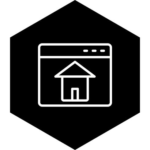 Homepage Icon Design vector