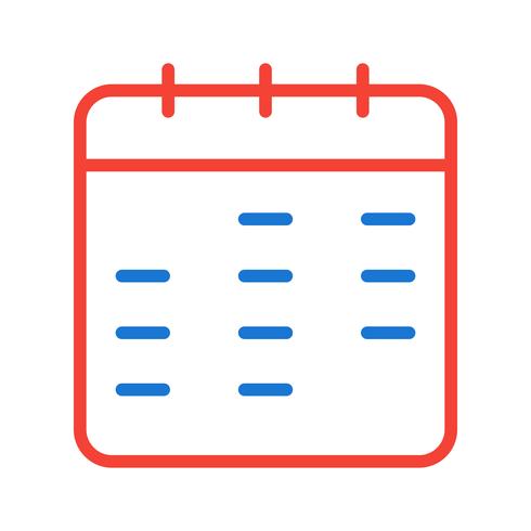 Diseño de icono de calendario vector