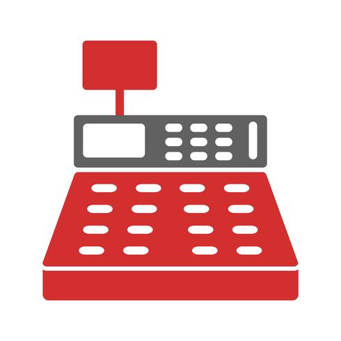  Cash Counter Icon Design vector