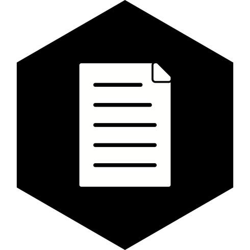 Document Icon Design vector