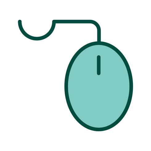 Diseño del icono del ratón vector