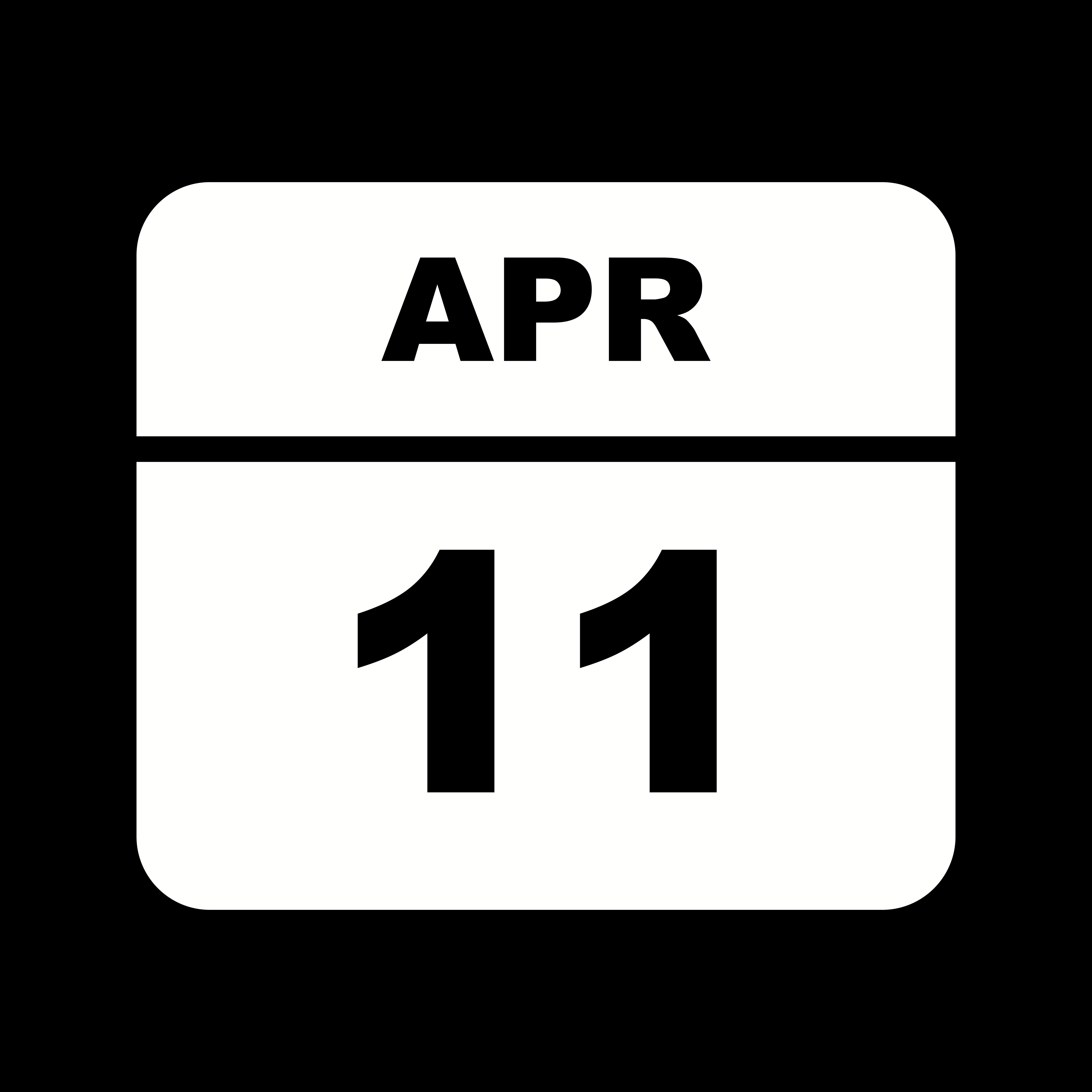 april-11th-date-on-a-single-day-calendar-496369-vector-art-at-vecteezy