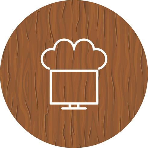 Conectado a Cloud Icon Design vector