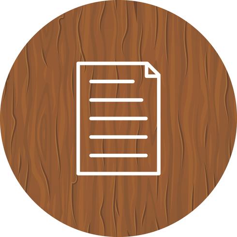 Document Icon Design vector