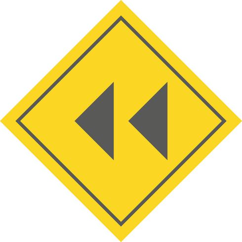  Backward Arrows Icon Design vector