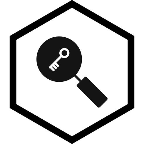 Keyword Search Icon Design vector