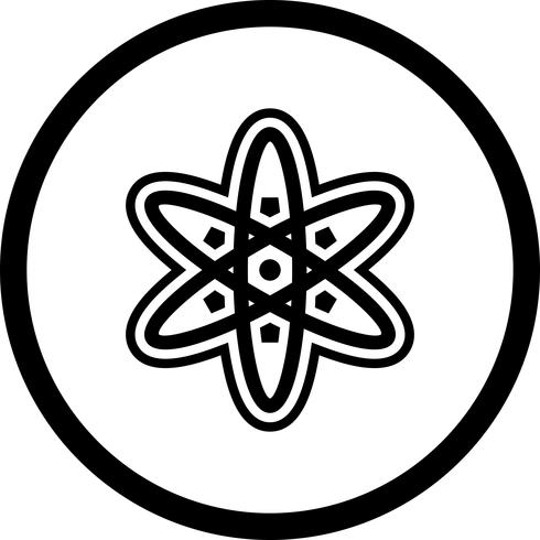 Atom Icon Design vector