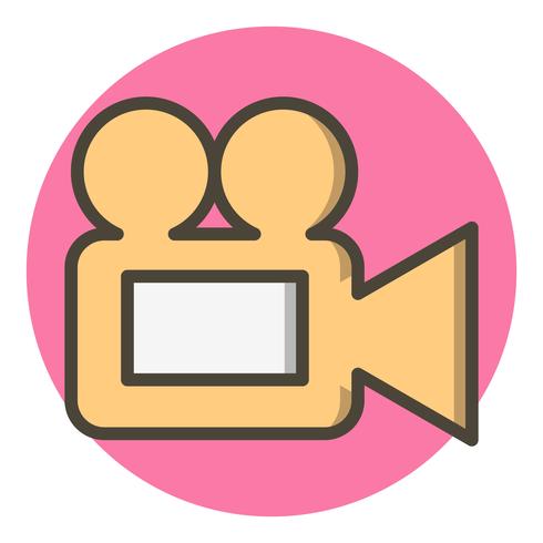 Video Camera Icon Design vector